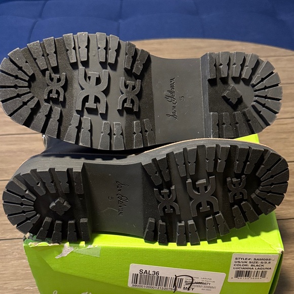 Sam Edelman Black Laguna Chelsea Ankle Boots size 5 Youth girl - Picture 10 of 11